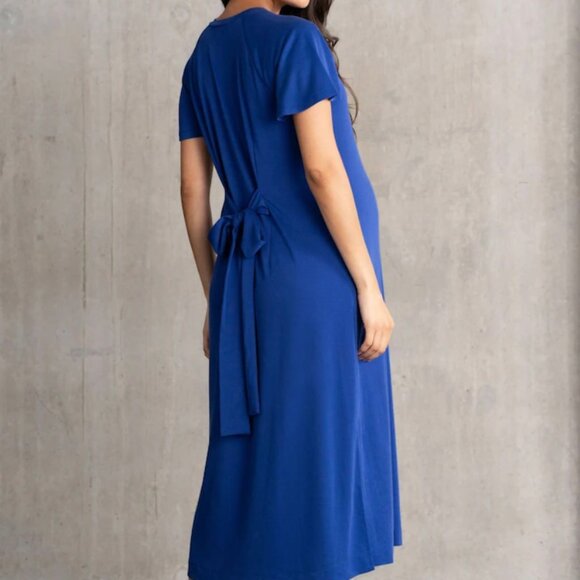 Seraphine Maternity Blue T-Shirt Dress - Picture 4 of 7